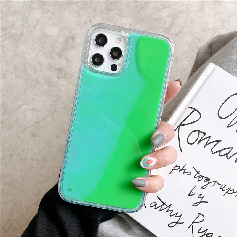 Quicksand Luminous Phone Case For iPhone