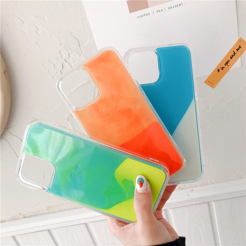 Quicksand Luminous Phone Case For iPhone